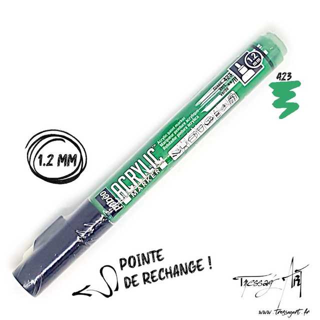 PEBEO - MARQUEUR ACRYLIQUE 1,2mm - VERT - PB006423