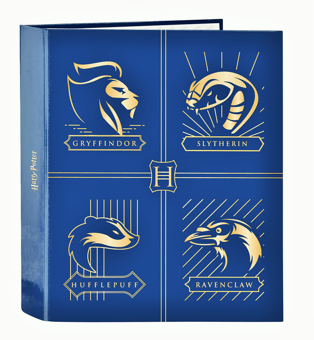 Classeur Folio 4 anneaux Harry Potter Magical 270 x 60 x 330 mm