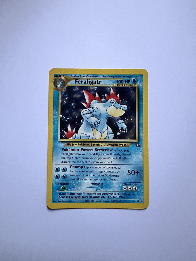 Feraligatr - Neo Genisis Holo (Near Mint) 