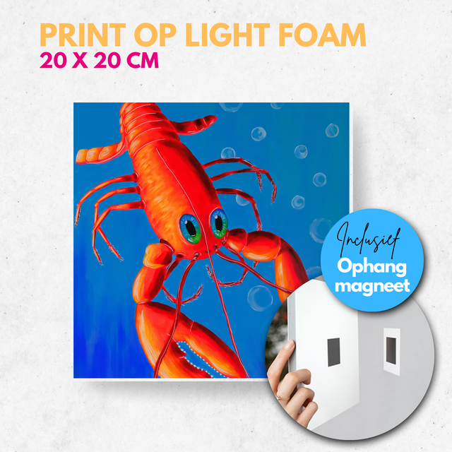 Kreeft | Light foam met magneet