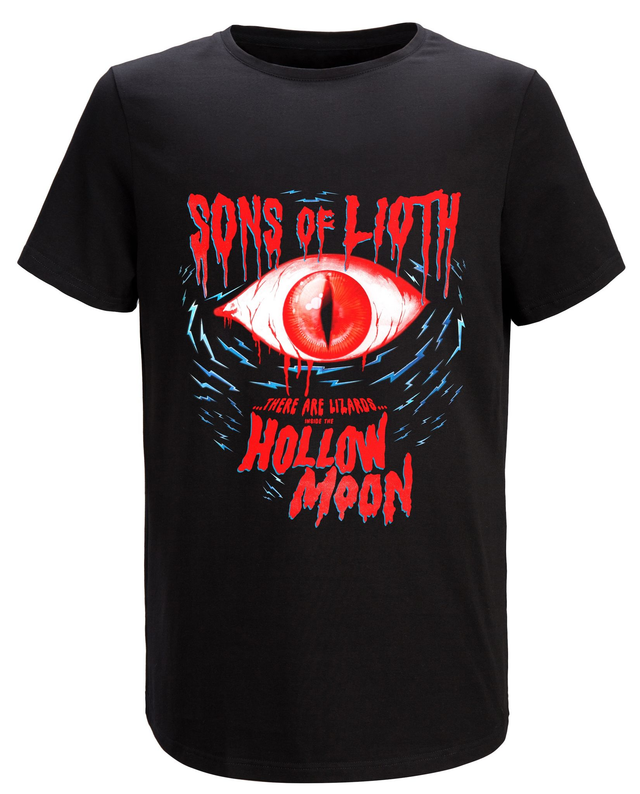 T-shirt Hollow Moon black