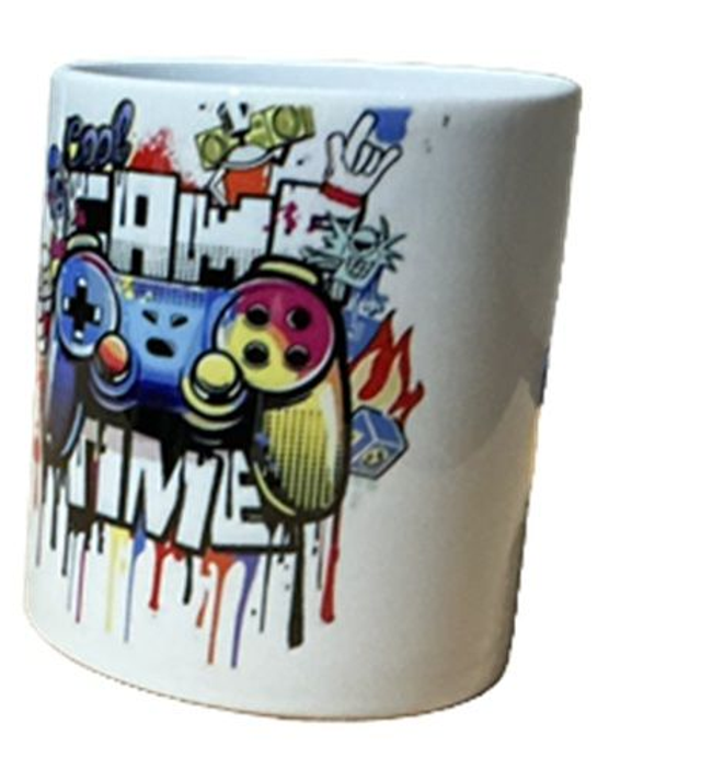 Game Time Mug - Novelty Mug - 11oz Ceramic Mug