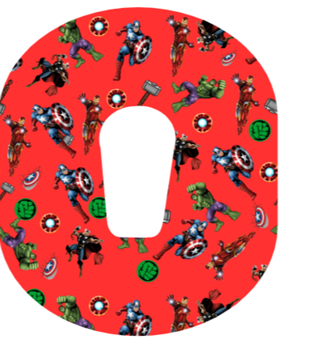 Avengers Red Over patch  G6