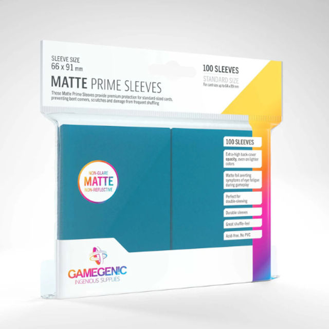 Gamegenic Matte Prime Sleeves - Blue