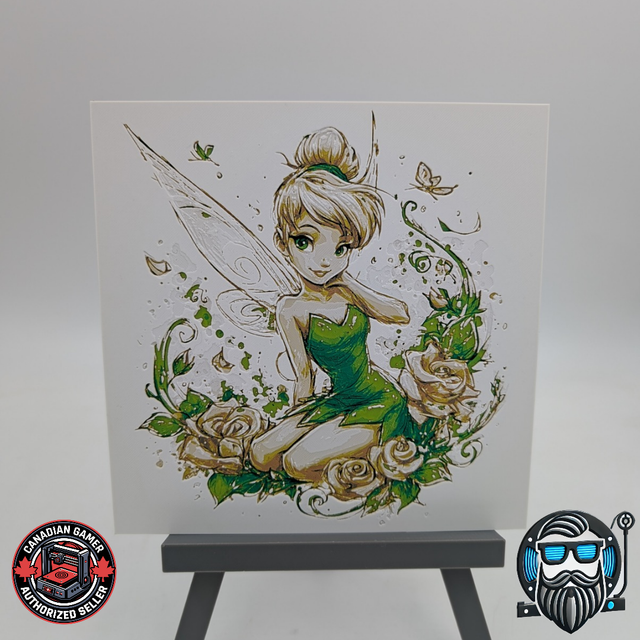 Tableau décoratif 3D Hueforge – Fée Fantasy – Impression 3D PLA 200 x 200 mm