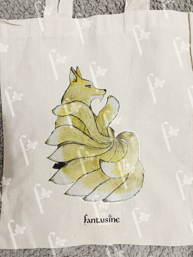 Tote bag Kitsune doré