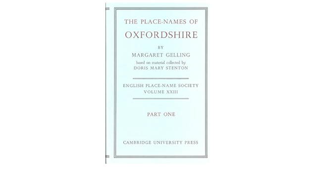 The Place-Names of Oxfordshire