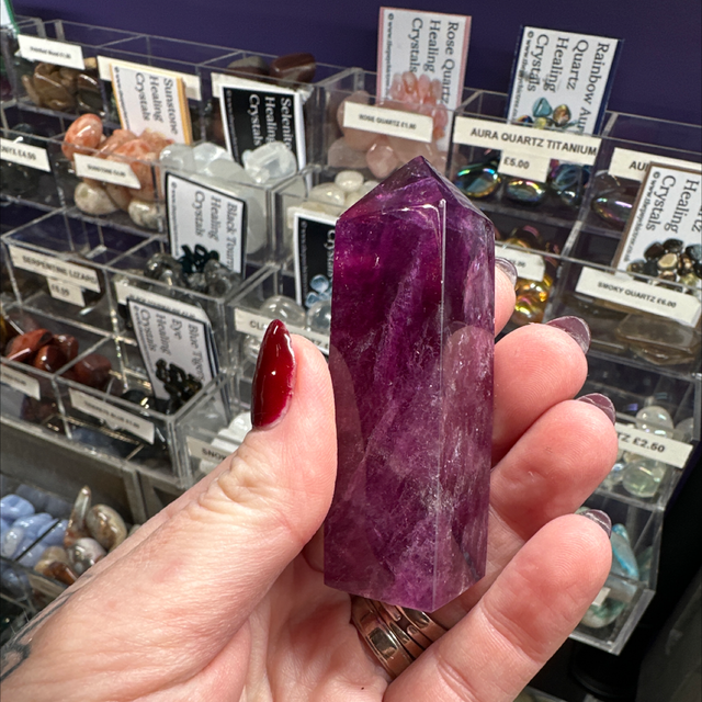 Purple Fluorite Tower 