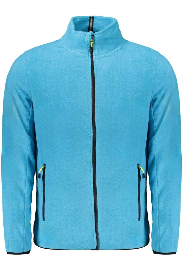 NORWAY 1963 FELPA CON ZIP UOMO AZZURRO