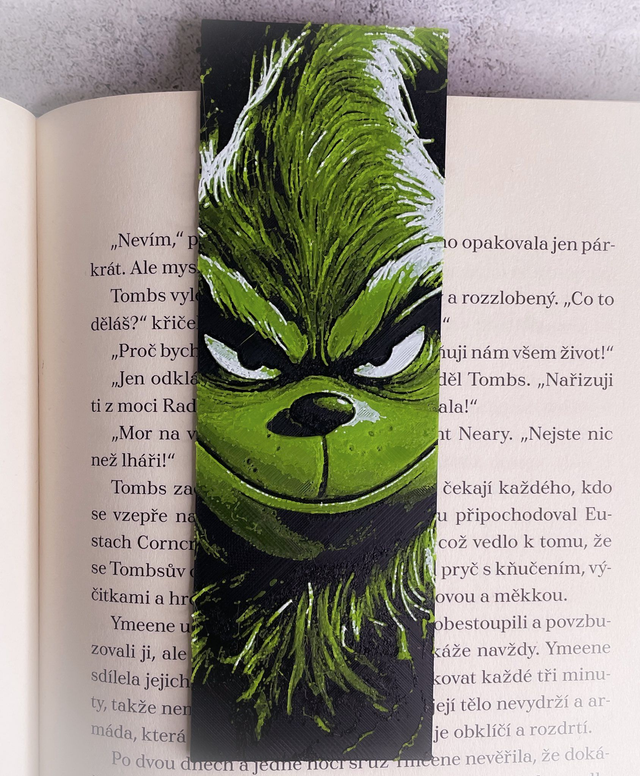 Záložka Grinch