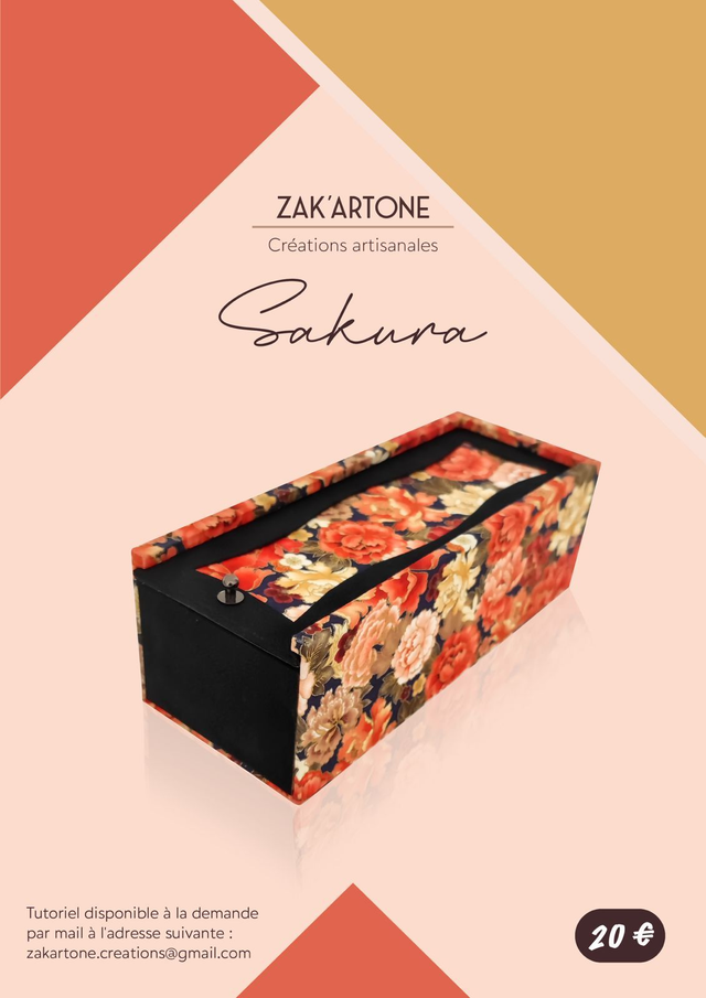  Kit cartonnage Boite "Sakura"