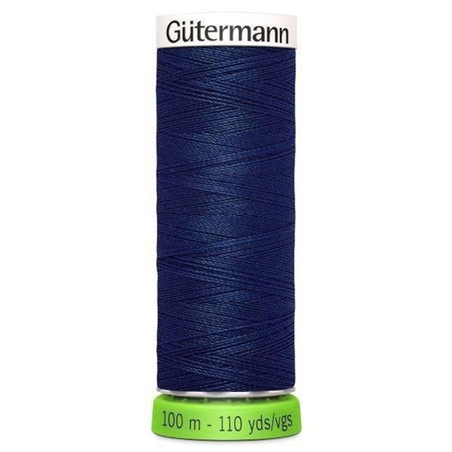Gutermann Sew All Recycled rPET Thread 100m 13 - dark blue 