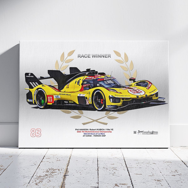 C260105 Ferrari 499P Le Mans Race Winner 2025 AFCorse #83