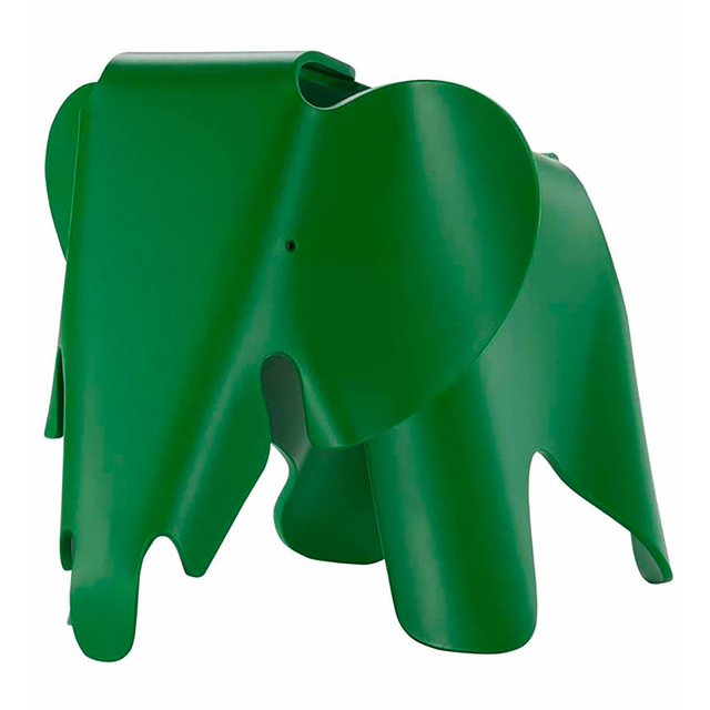 Vitra Eames Elephant Small en Polypropylène vert palmier (DA)