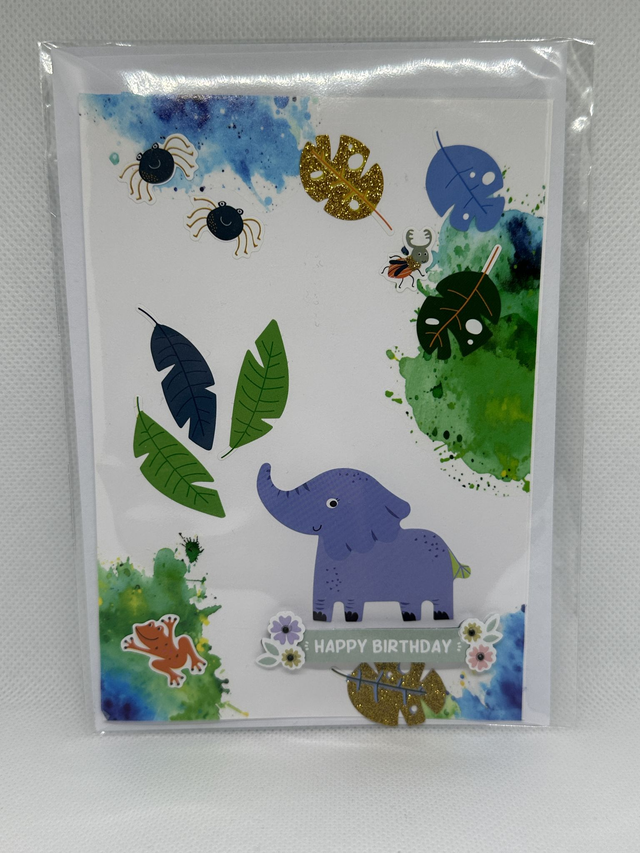 Geburtstagskarte Dschungel