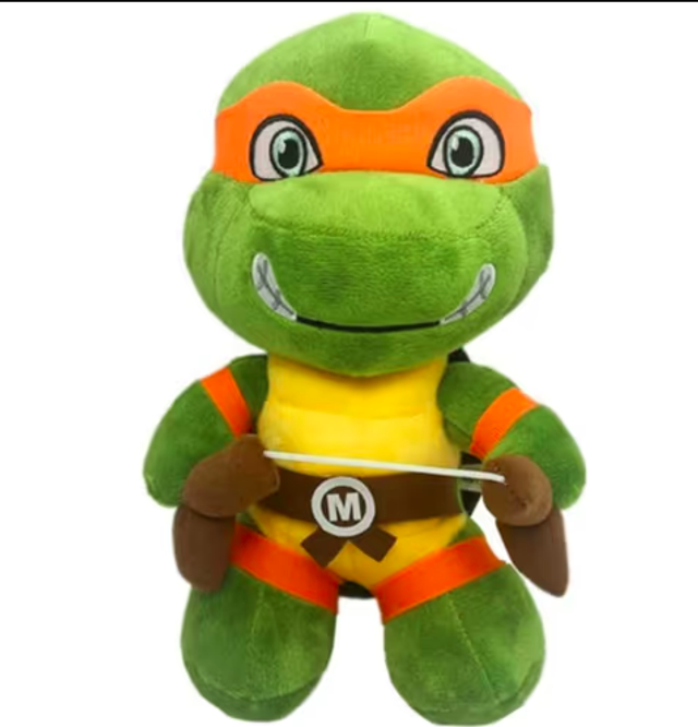 Ninja Turtles grote knuffel Michelangelo (25cm)