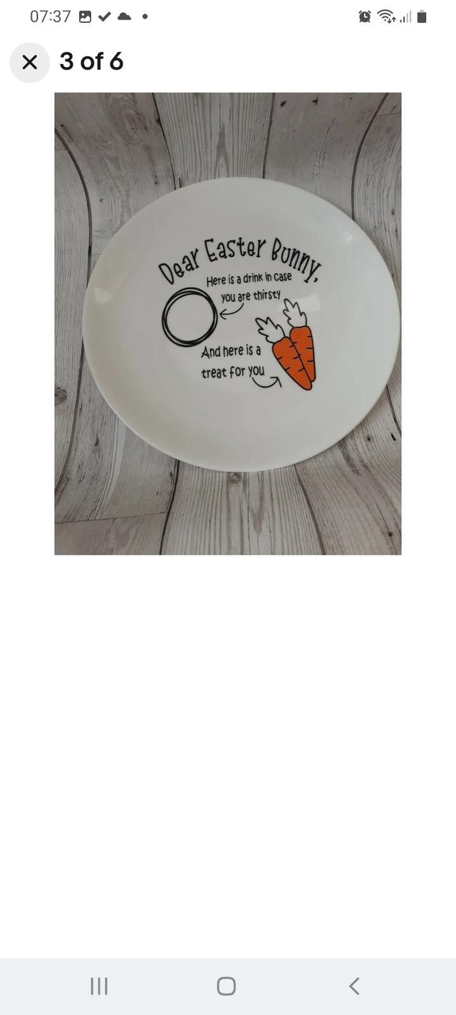 Easter decor, Easter Bunny Snack Tray, Easter Bunny plate, Easter home decoration, Snack Plate for Easter, Bunny plate
