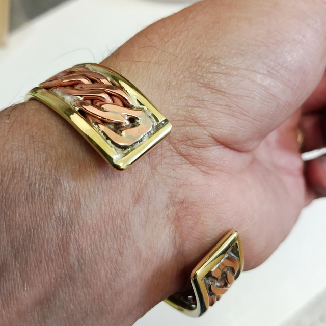 Bracelet en cuivre et laiton Master