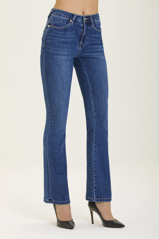 435JEANR - TAKE-TWO jeans flare donna 5 tasche