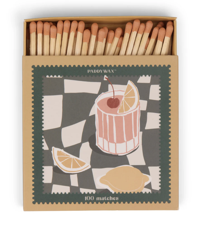 Jumbo Boxed Matches, Cocktail, with 100 Matches
