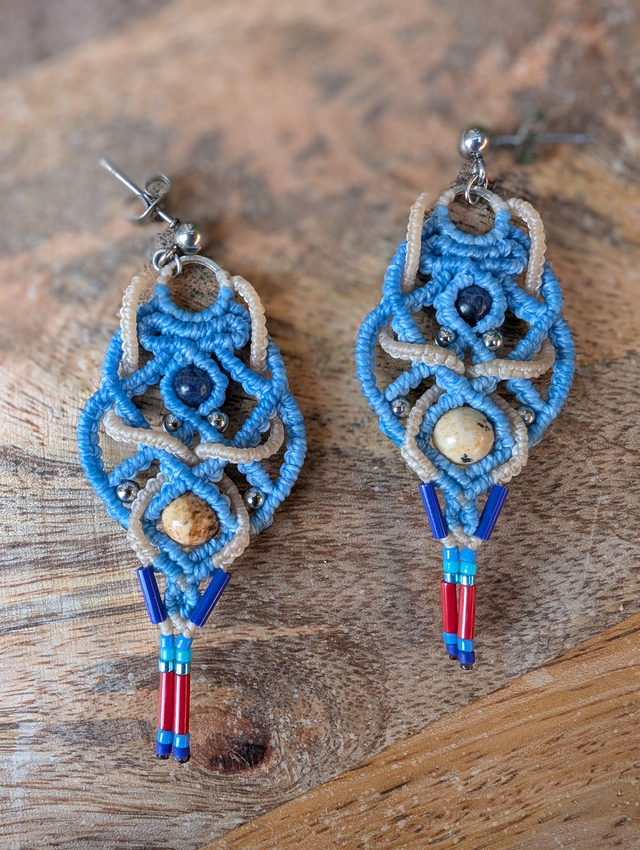 Boucles d'oreille "Glorieuses Alien"