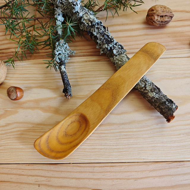 Cuillère en frêne style "canoë"-C128