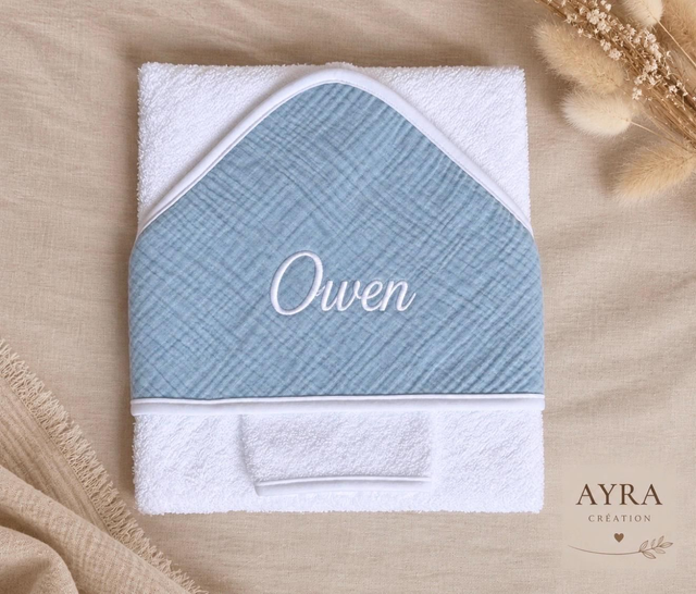 Cape de bain personnalisée