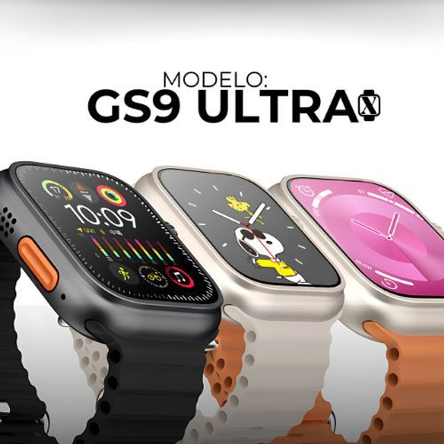 Gs9 Ultra - Série 9 Ultra 49mm + Pulseira de Silicone de Brinde