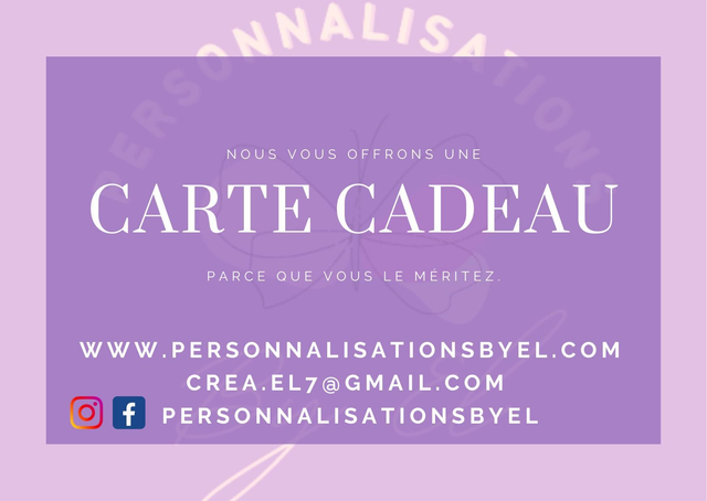 Carte cadeau