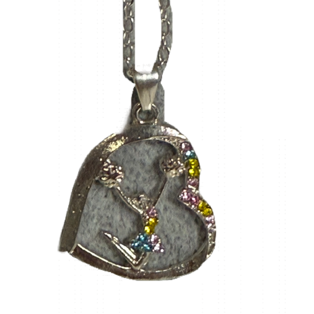 Cheerleader Heart Necklace