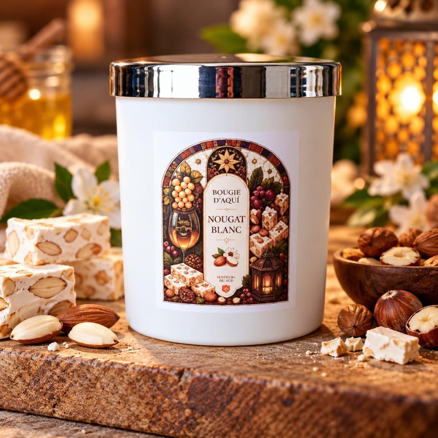 Bougie parfumée Nougat Blanc - 150 g