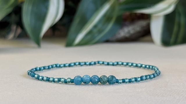 Bracelet | Apatite Bleue - Éléments 1