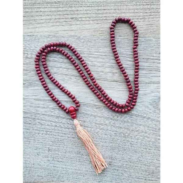 Gebetsmala aus Holzperlen