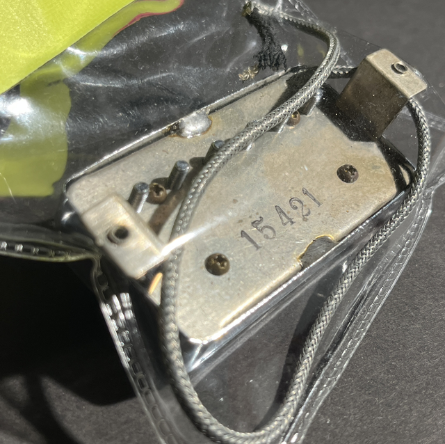 PROTOTYPE 1975 Maxon U1000 Humbucker ... Mythical '59 Burst ... 7.82k PAF Replica (Lawsuit Japan)