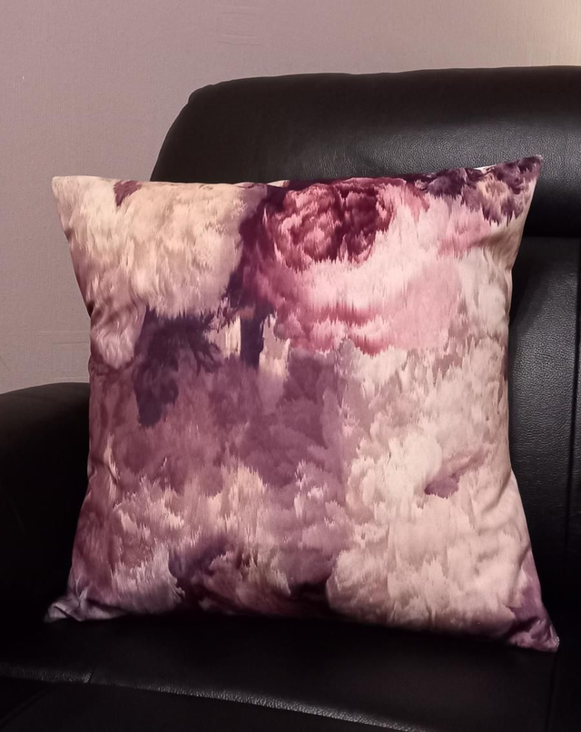 Floral Velvet Cushion 