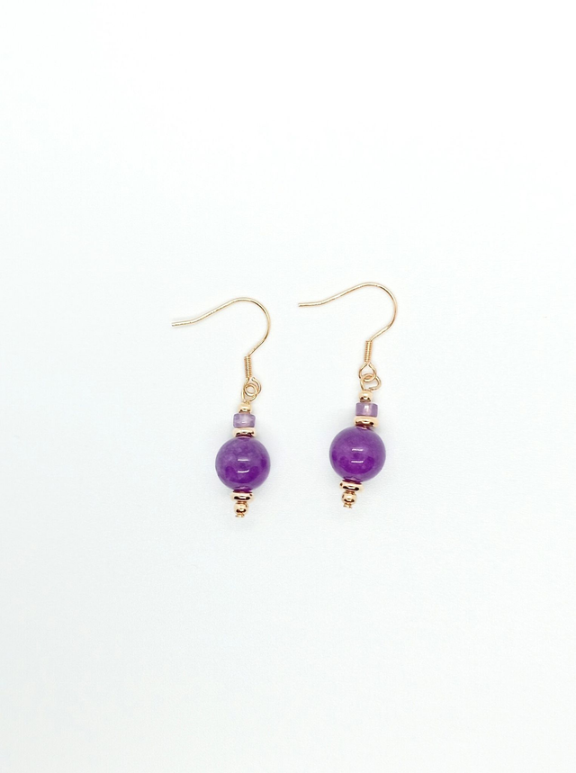 GLOXINIA Boucles d'oreilles fait main