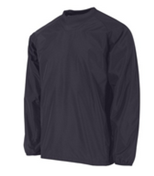 JUNIOR WINDBREAK TOP ( Stanno Prime Anthracite Windbreaker) WITH CLUB LOGO &amp; SPONSOR