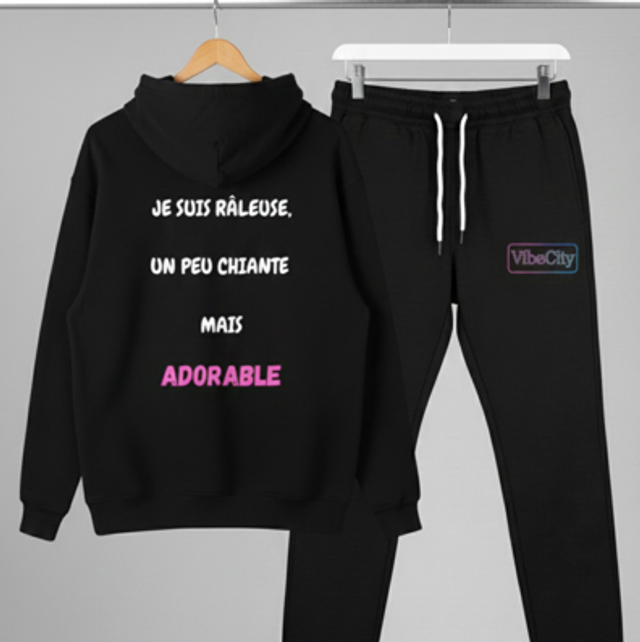 Ensemble "Je Suis Râleuse, Un Peu Chiante Mais Adorable"