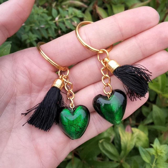Green and Black Hearts