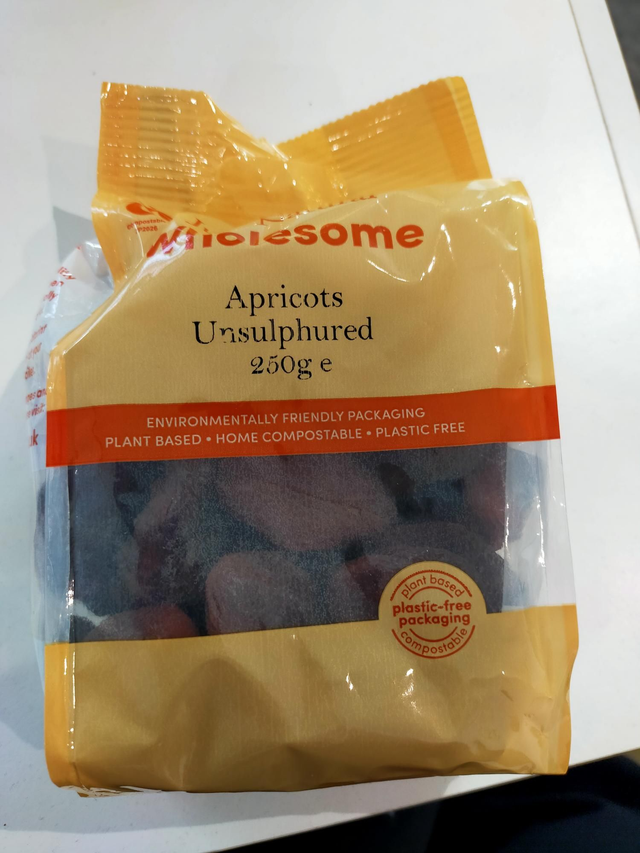 Unsulphured apricots 250g 