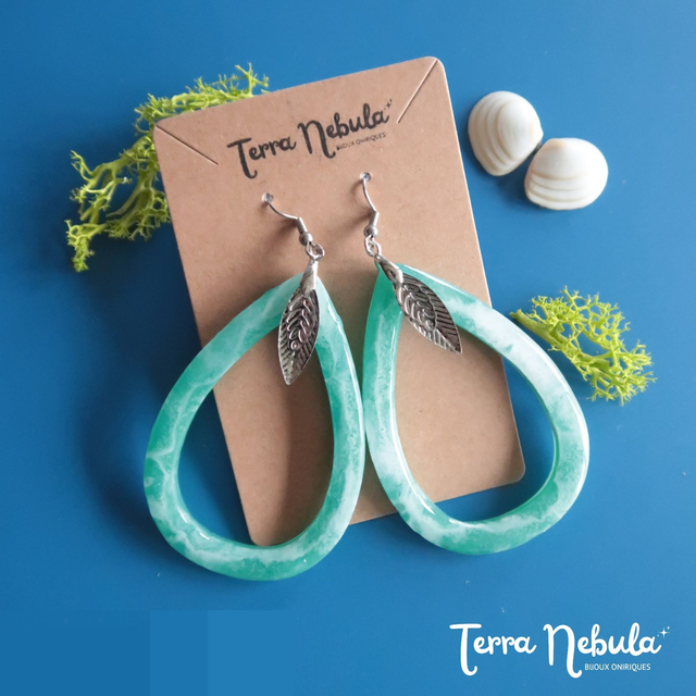 Boucles d'oreilles Lagon idyllique | BO47