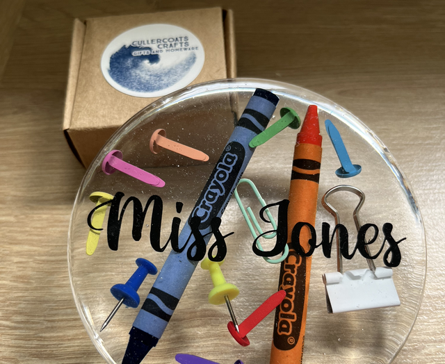 Personalised Teacher Coaster