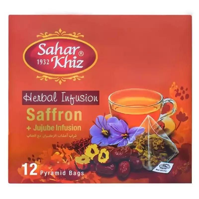 Sahar Khiz sáčkový Bylinný Čaj so Šafránom a Jujubou 36 gr. (12 ks.)