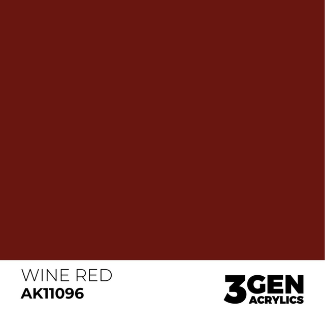 3rd Gen. Acrylics 96 Wine Red