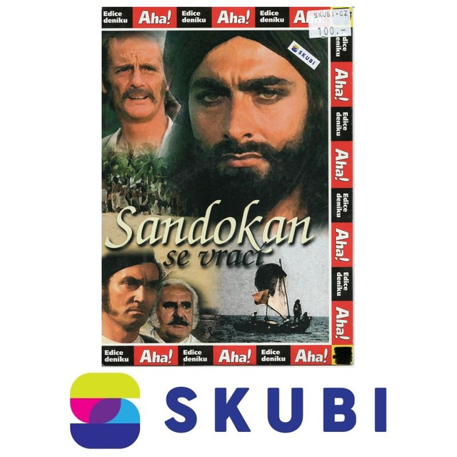 DVD Sandokan se vrací - česky, italsky