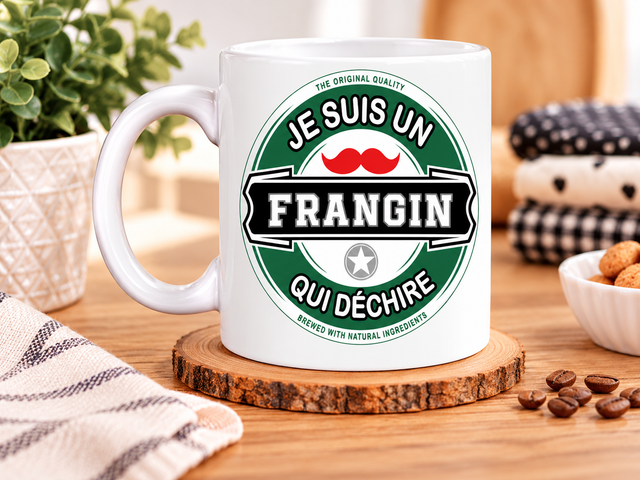 Mug Frangin Qui Déchire – Une Idée Cadeau Originale, Drôle et Inoubliable pour son Frère