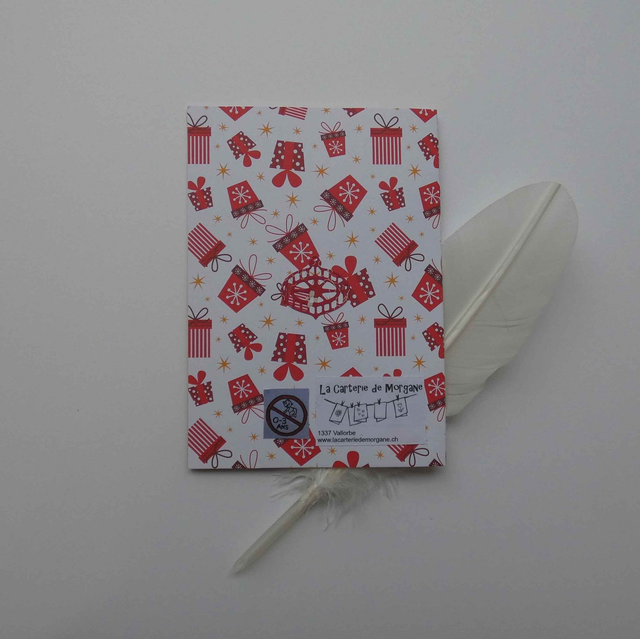 Joli père noël brodé