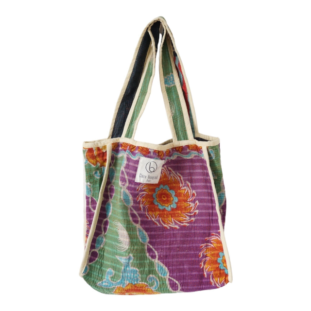  Tote bag en Kantha N°219 - CLAIRE BEAUGRAND
