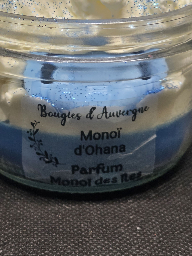 Bougie Monoï d’Ohana Parfum Monoï des îles