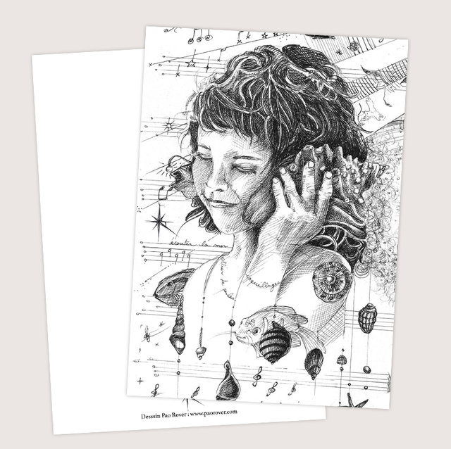 Carte &quot;Le coquillage&quot;